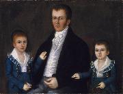 Joshua Johnson John Jacob Anderson and Sons, John and Edward oil painting reproduction